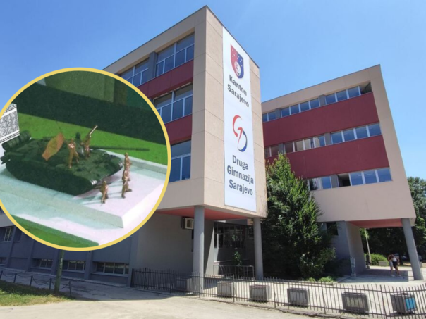 Dogovoreno: Tenk kao spomenik ispred Druge gimnazije u Sarajevu