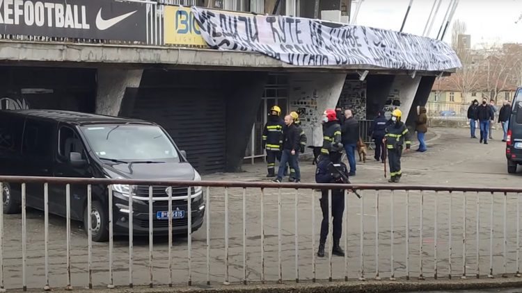 Dojavljena bomba na stadionu Partizana