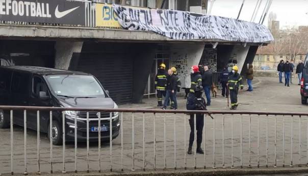 Dojavljena bomba na stadionu Partizana