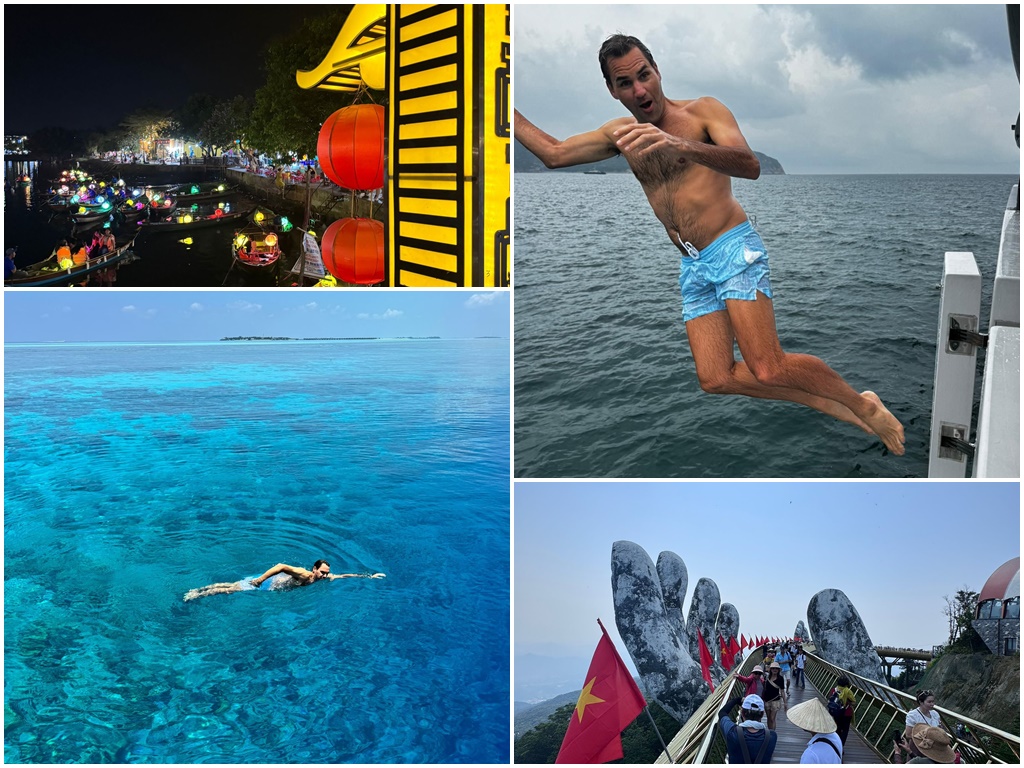 Dok se teniseri bore na prašnjavim terenima, Federer živi život