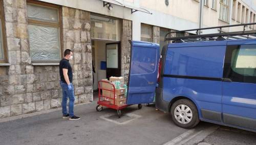 Donacija u hrani za uposlene i pacijente u izolaciji u KB Zenici