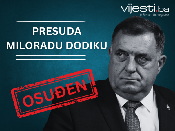 Donesena konačna presuda: Dodiku godinu dana zatvora i šest godina zabrane