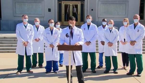 Liječnici: Trump se osjeća vrlo dobro, nije na kisiku