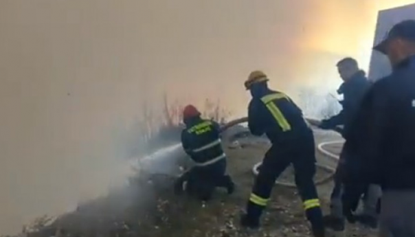 Drama kod Konjica: Vatrogasci se bore s vatrenom stihijom