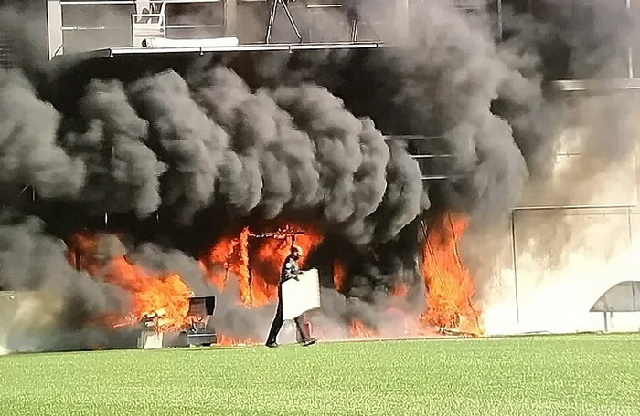 Drama u Andori: Požar na stadionu pred meč s Engleskom