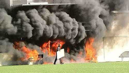 Drama u Andori: Požar na stadionu pred meč s Engleskom