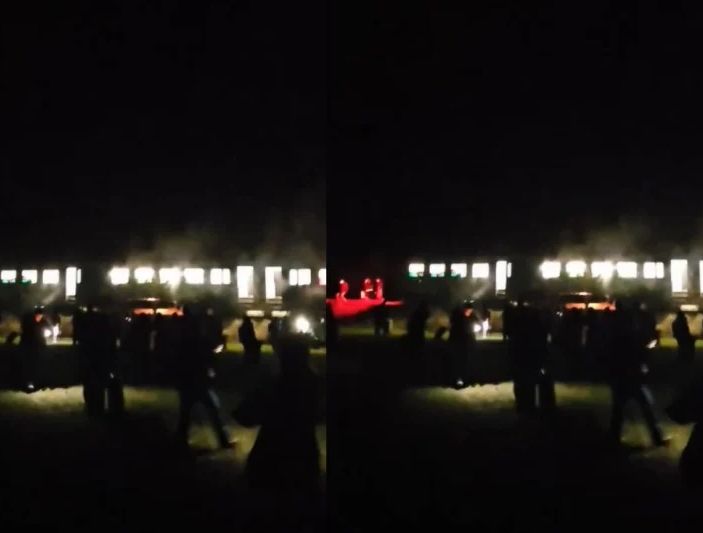 Drama u bh. susjedstvu: Gorio voz, putnici bježali u polje