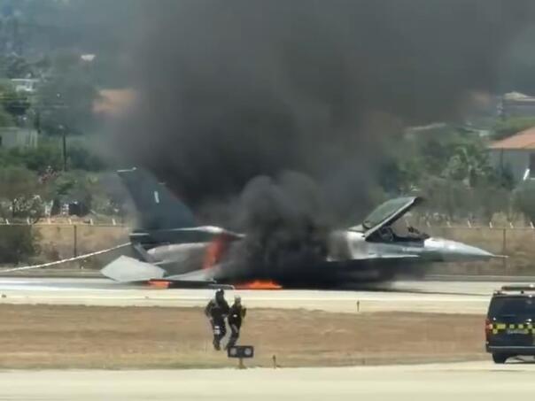 Drama u Grčkoj: Vojni avion F-16 prinudno sletio na Zakintos