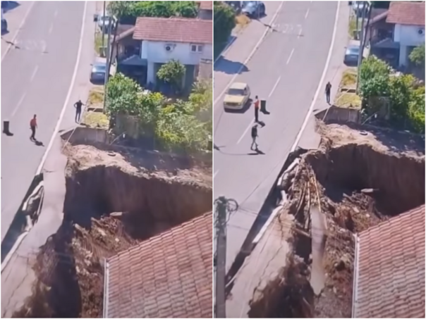 Drama u Mladenovcu: Urušio se dio puta, mještani strahuju za kuće
