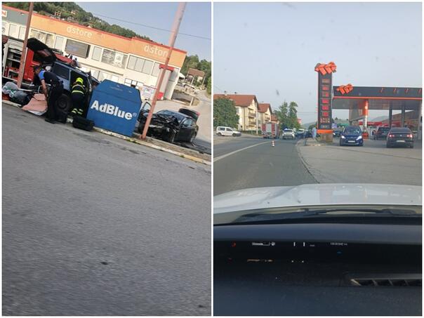 Drama u Travniku: Vatrogasci izvlače putnike iz smrskanog automobila