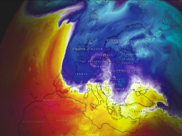 Dramatična zimska oluja uzdrmat će dio Evrope tokom vikenda