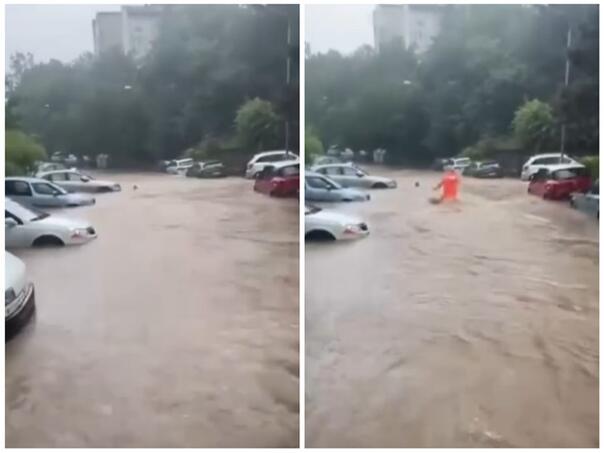 Dramatični snimak iz Beograda: 'Trči, žena se davi'