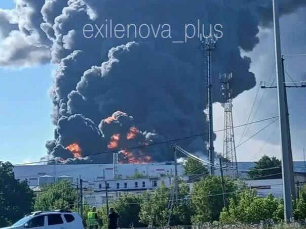 Dron pogodio ruski "Amazon": Veliki požar progutao logistički centar Wildberriesa