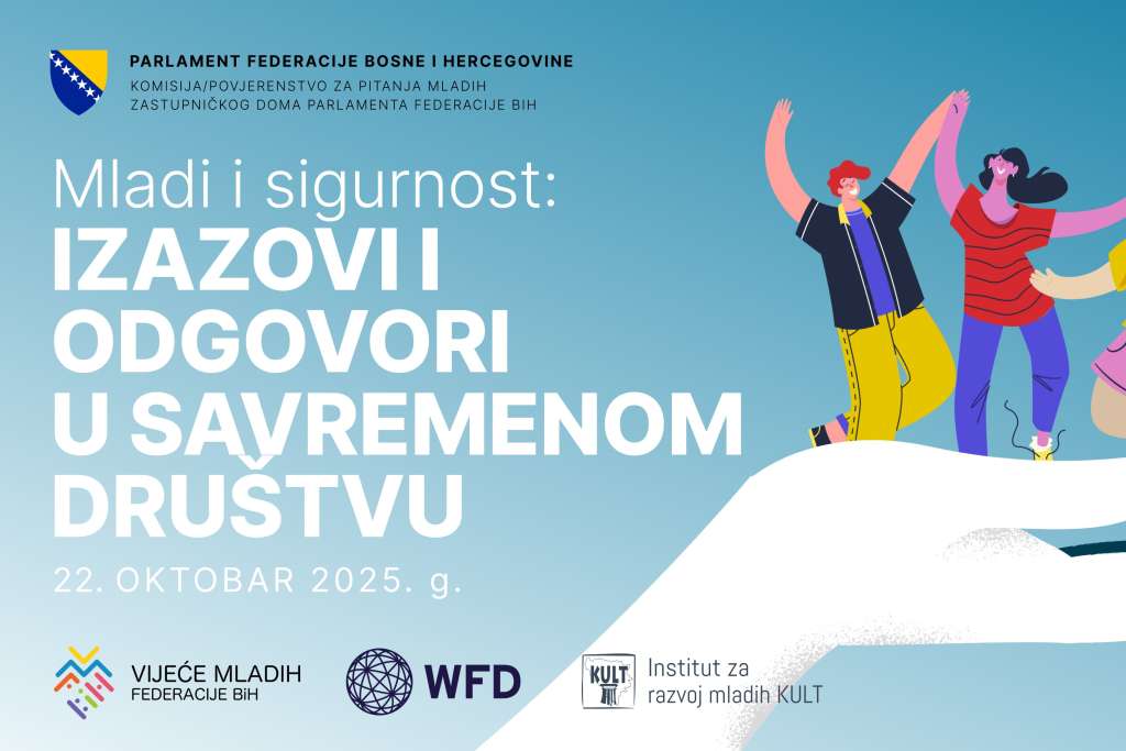 Druga tematska sjednica o položaju mladih u FBiH 22. oktobra, najavljeni akteri iz raznih sektora