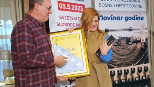 Društvo novinara BiH dodijelilo novinarske nagrade za 2022. godinu