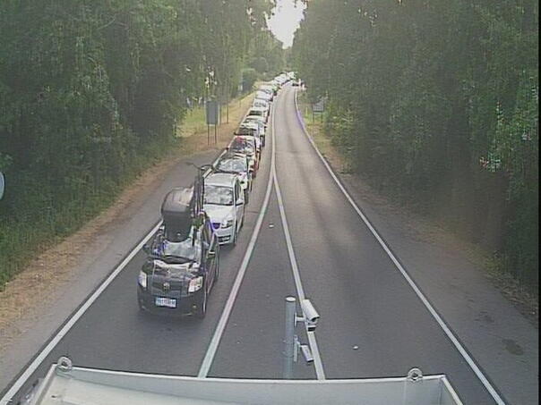 Duga kolona vozila na izlazu iz BiH na graničnim prelazima Doljani, Hum i Izačić