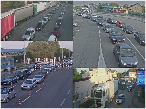 Duge kolone na granicama, usporen saobraćaj na više puteva širom BiH