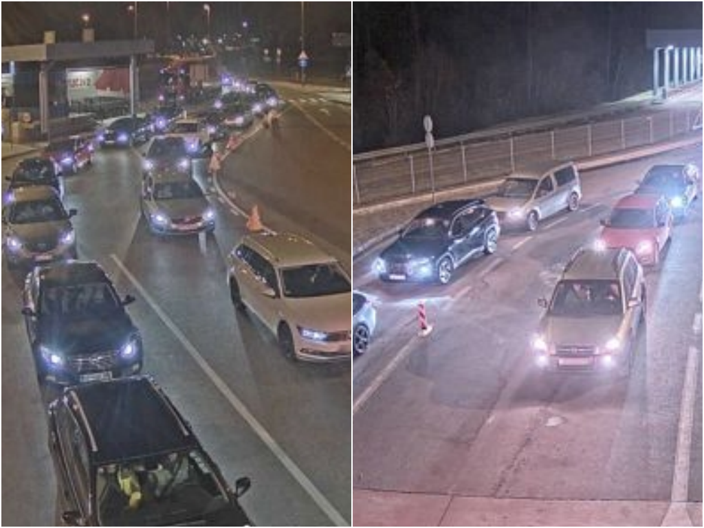 Duge kolone na graničnim prelazima na ulazu u BiH