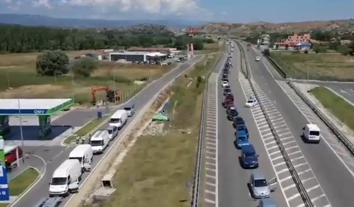 Duge kolone vozila na granici između Bugarske i Grčke