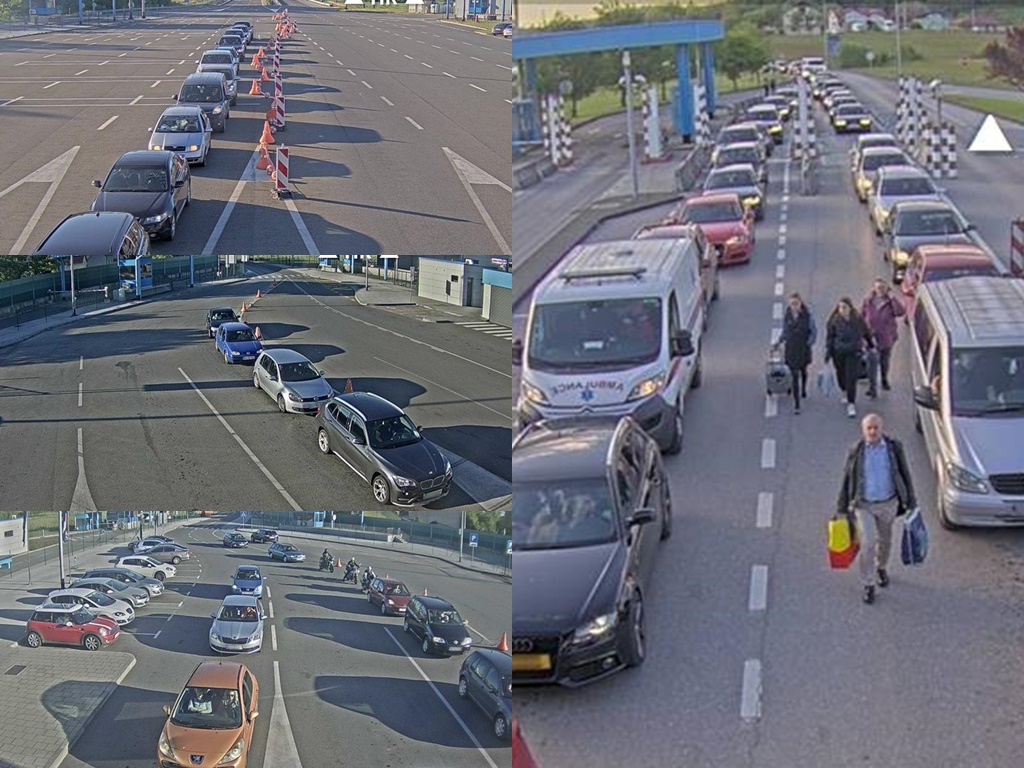 Duge kolone vozila na većini graničnih prijelaza