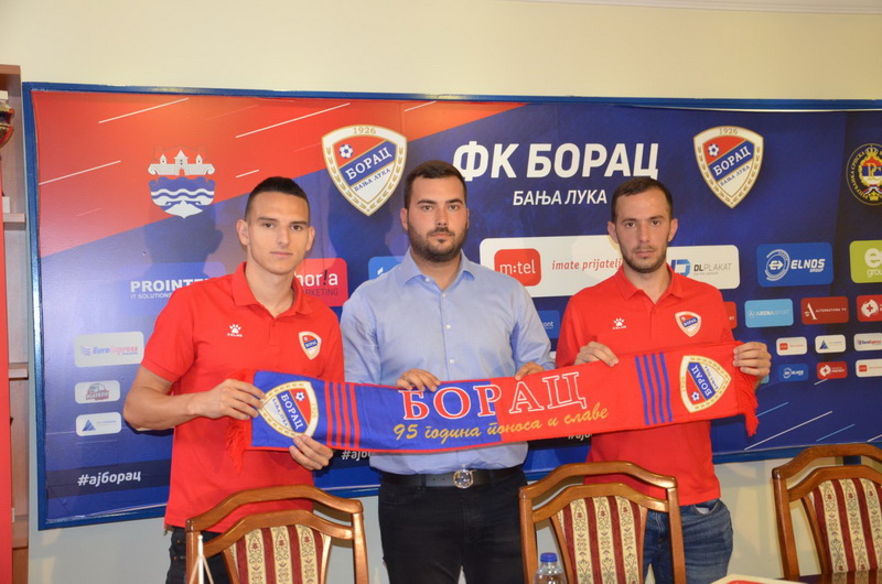 Dujaković i Vukmanović novi fudbaleri Borca