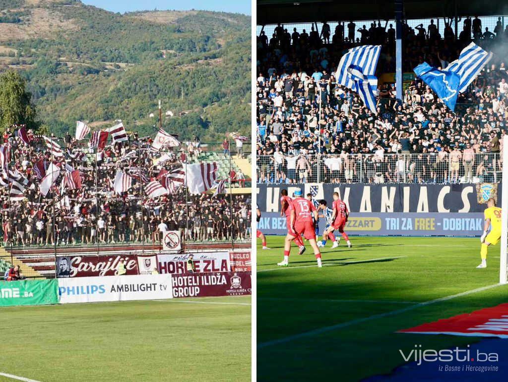 Dva derbija u istom terminu: Pogledajte koliko je ljudi na Koševu i Grbavici