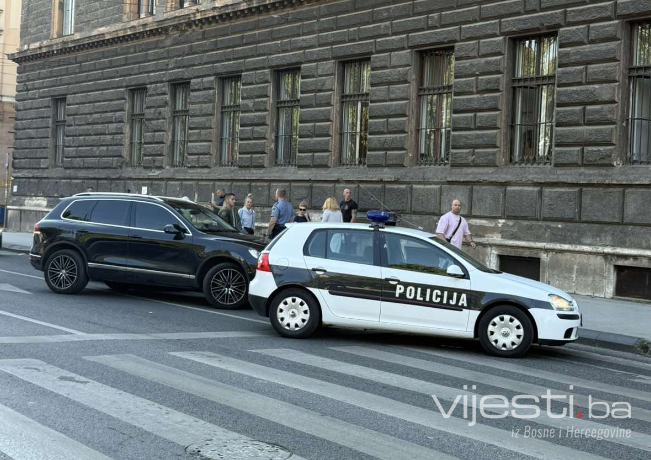 Dva sudara kod Predsjedništva BiH, policija na terenu