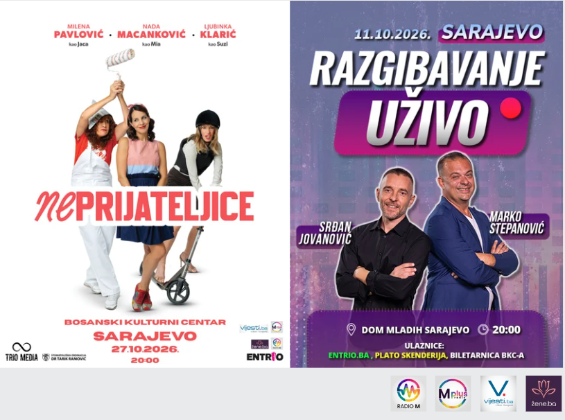 Dvije hit predstave stižu u BiH: Stand-up, satira i životne priče na sceni