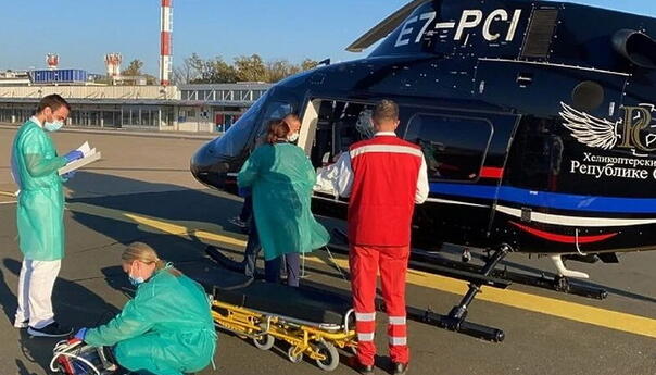 Dvije osobe transportovane iz Foče za Beograd nakon povreda dobijenih u eksploziji