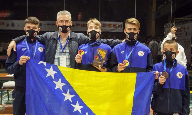 Dvije zlatne medalje za BiH na Evropskom prvenstvu u taekwondou za kadete