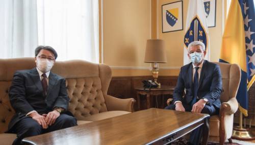 Džaferović: Ambasador Sakamoto ličnim angažmanom unaprijedio odnose BiH i Japana