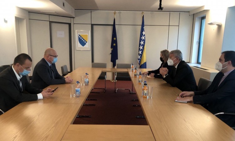 Džaferović - Grošelj: BiH da bude u fokusu institucija EU