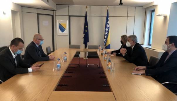 Džaferović - Grošelj: BiH da bude u fokusu institucija EU