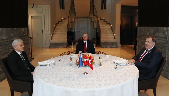 Džaferović i Dodik se sastali sa Erdoganom