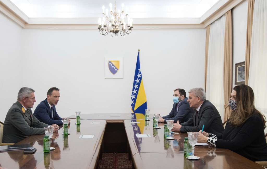 Džaferović i general Wessely o aktuelnoj sigurnosnoj situaciji