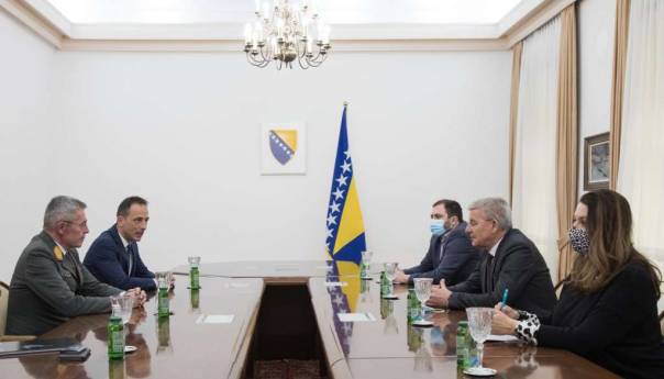 Džaferović i general Wessely o aktuelnoj sigurnosnoj situaciji