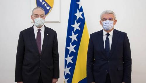 Džaferović i Girgin razgovarali o izgradnji autoputa Sarajevo - Beograd