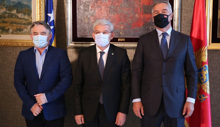 Džaferović i Komšić večerali sa Milom Đukanovićem