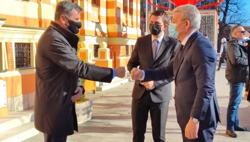 Džaferović i Novalić u Brčkom: Huškačka retorika nikome ne koristi