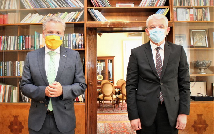 Džaferović i Sattler o reformama i EU putu BiH