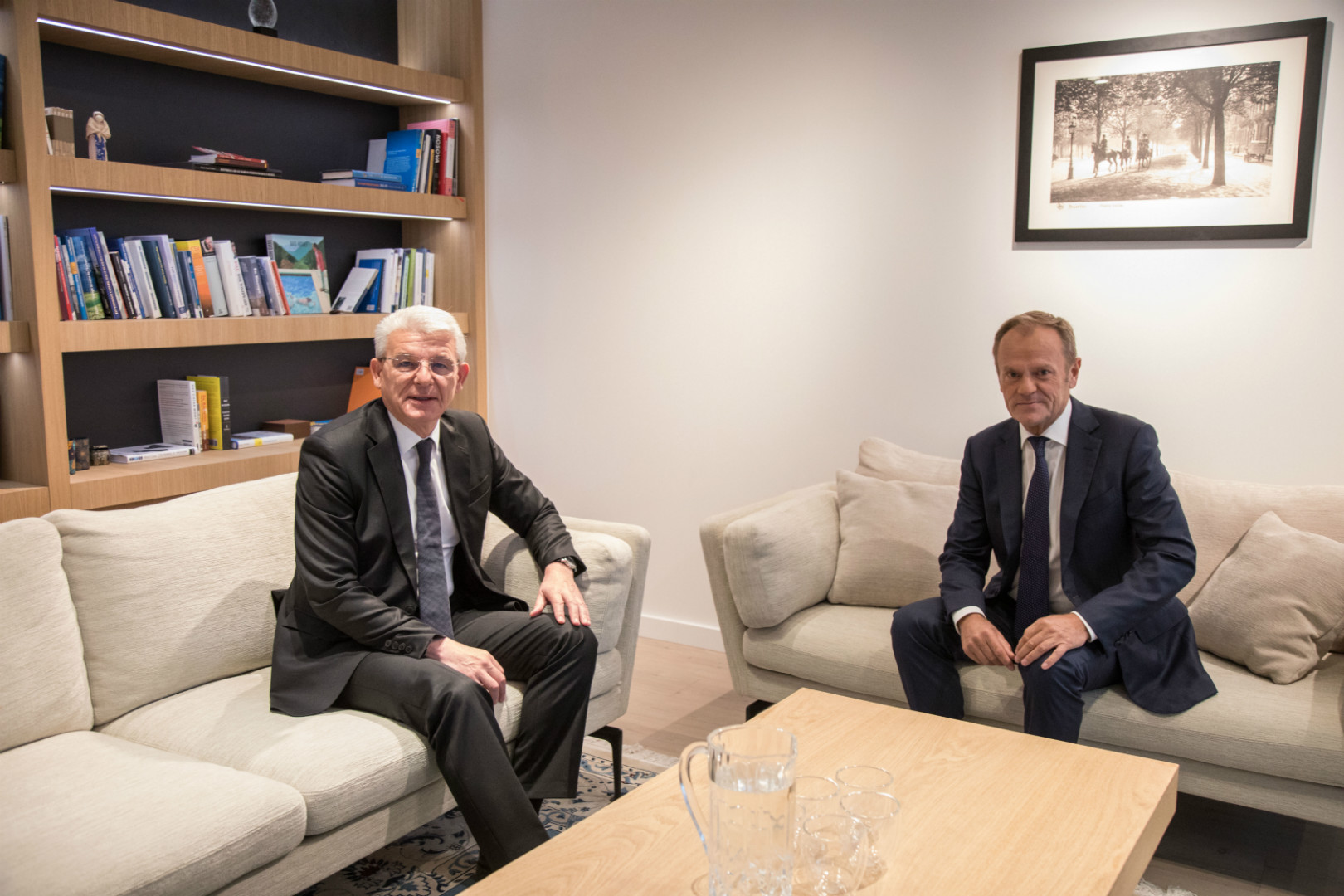 Džaferović i Tusk: Snažna podrška EU putu BiH
