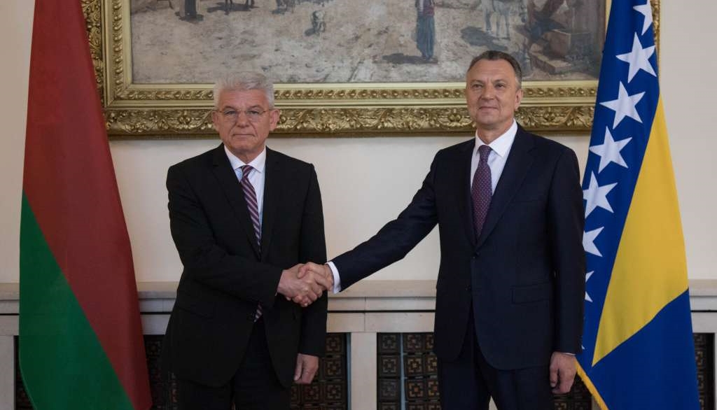 Džaferović primio akreditivno pismo novoimenovanog ambasadora Bjelorusije