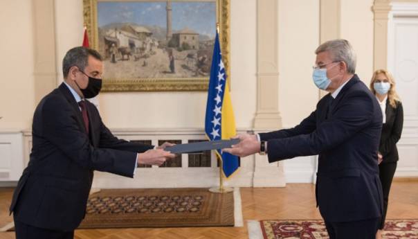 Džaferović primio akreditivno pismo novoimenovanog ambasadora Egipta