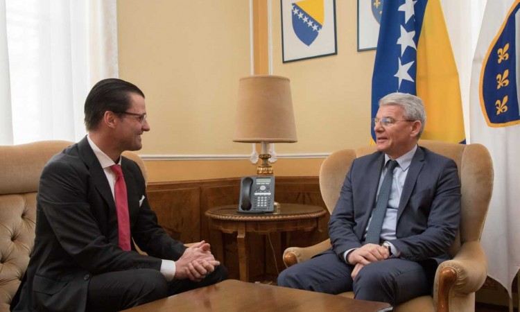 Džaferović primio direktora Fondacije "Konrad Adenauer" u BiH