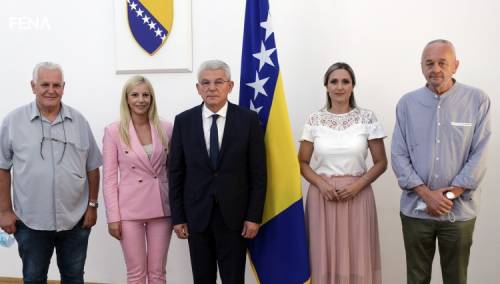Džaferović primio dobitnike nagrade 'Nino Ćatić'