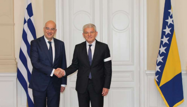 Džaferović primio ministra vanjskih poslova Grčke Dendiasa
