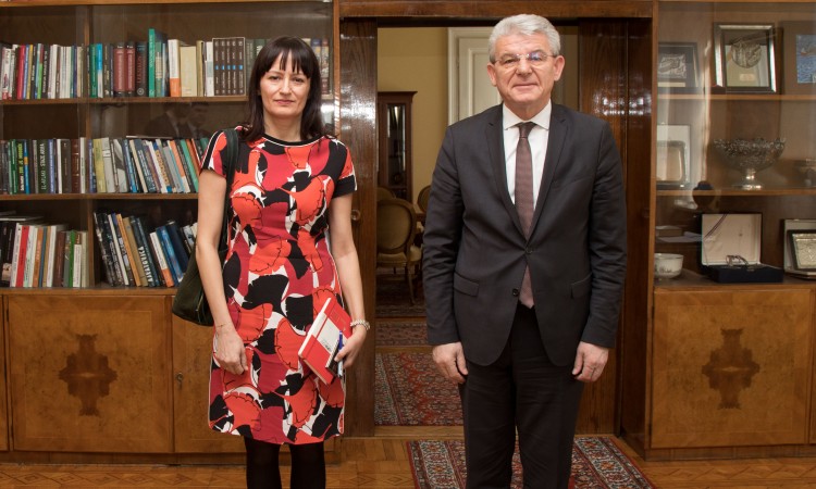 Džaferović primio u nastupnu posjetu šeficu Ureda Vijeća Evrope u BiH Urumovu