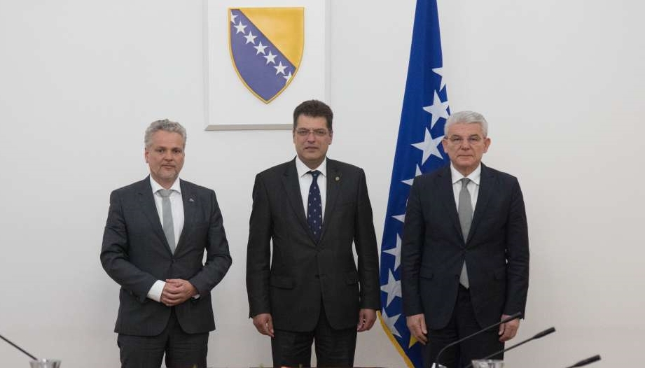 Džaferović s komesarom EU za upravljanje krizama Lenarčičem