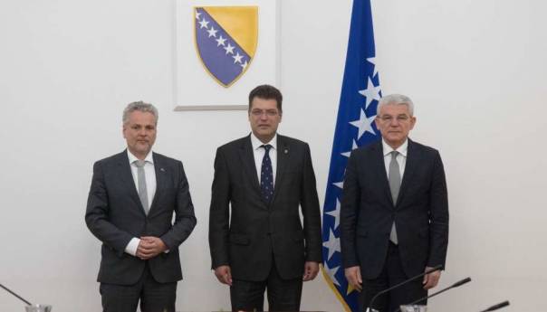 Džaferović s komesarom EU za upravljanje krizama Lenarčičem