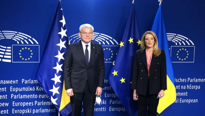 Džaferović s predsjednicom Evropskog parlamenta Robertom Metsolom